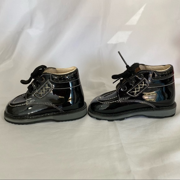 Super Ninos Boys Patent Leather walking boots MX 13.5/ US 6 - Picture 9 of 12